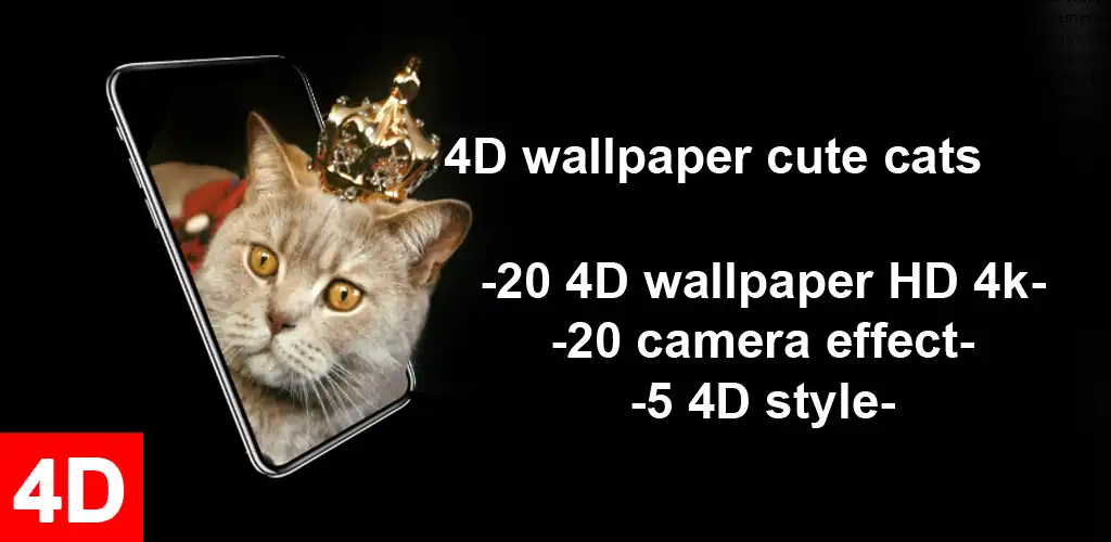 Play 4D wallpaper cat cute kitty  and enjoy 4D wallpaper cat cute kitty with UptoPlay