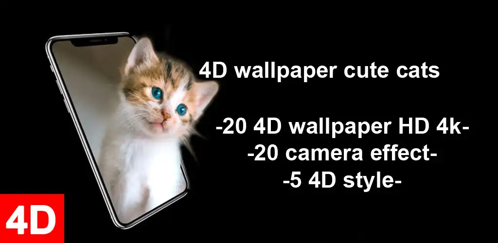 Play 4D wallpaper cat cute kitty as an online game 4D wallpaper cat cute kitty with UptoPlay