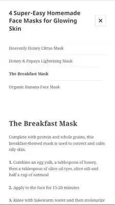 Play 4 Easy Homemade Face Mask