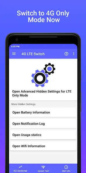 Play 4G LTE Network Switch - Speed  and enjoy 4G LTE Network Switch - Speed with UptoPlay