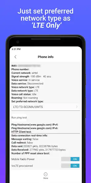 Play 4G LTE Network Switch - Speed as an online game 4G LTE Network Switch - Speed with UptoPlay