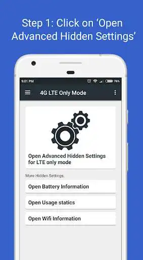 Play 4G LTE Only Mode  and enjoy 4G LTE Only Mode with UptoPlay