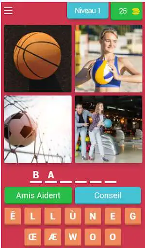 Play 4 images 1 mot francais  and enjoy 4 images 1 mot francais with UptoPlay
