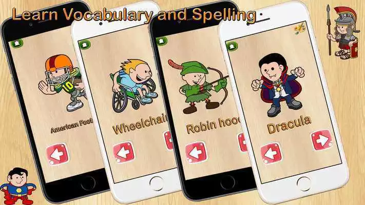 Play 4 in 1 English Vocab Coloring