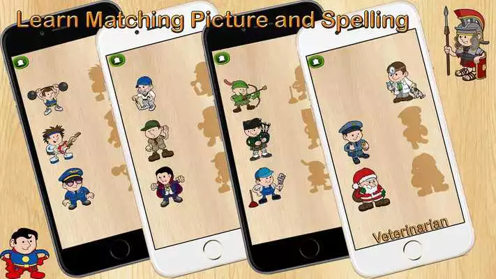 Play 4 in 1 English Vocab Coloring