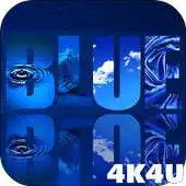 Free play online 4K Blue Colored Stylish Video Live Wallpaper APK