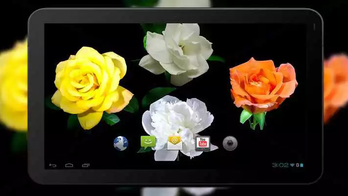 Play 4K Flowers Video Live Wallpaper