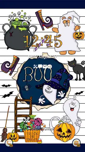 Play 4K Wallpaper HD - Boo Halloween Doodle  and enjoy 4K Wallpaper HD - Boo Halloween Doodle with UptoPlay