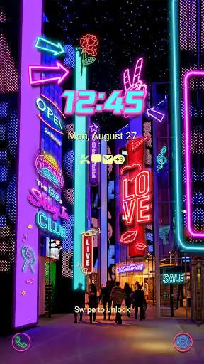 Play 4K Wallpaper HD - Neon City Night Street  and enjoy 4K Wallpaper HD - Neon City Night Street with UptoPlay