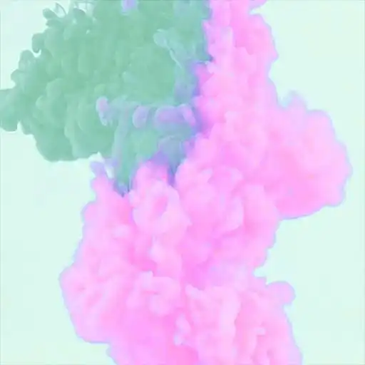 Play 4K Wallpaper HD - Pastel Mint Pink Ink Drop APK