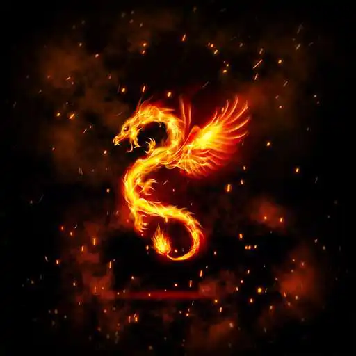 Play 4K Wallpaper HD - Red Fire Dragon APK