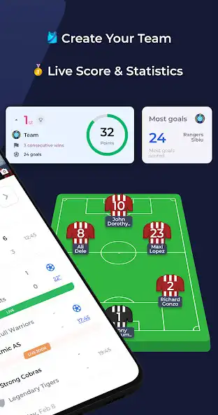 Play 4league - Tournament Maker as an online game 4league - Tournament Maker with UptoPlay