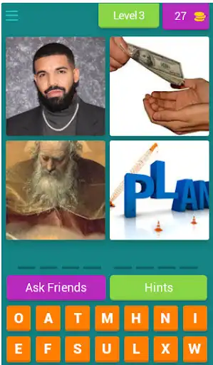 Play 4 pics 1 song as an online game 4 pics 1 song with UptoPlay