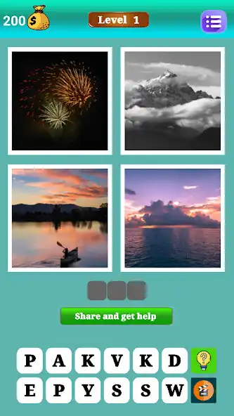 Play 4 pics 1 word 2021 puzzle Game  and enjoy 4 pics 1 word 2021 puzzle Game with UptoPlay