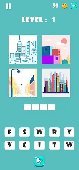 Play 4 Pics 1 Word Fun Quiz Games as an online game 4 Pics 1 Word Fun Quiz Games with UptoPlay