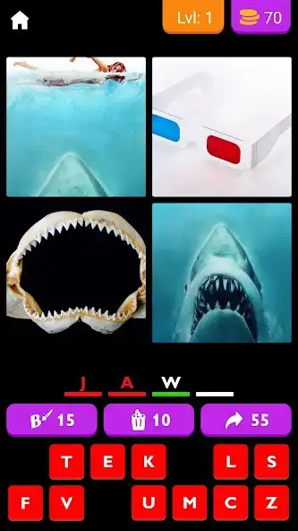 Play 4 Pics 1 Word - Horror Game as an online game 4 Pics 1 Word - Horror Game with UptoPlay