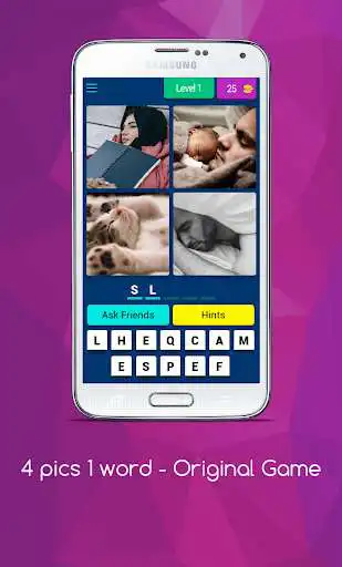 Play 4 pics 1 word - Original Game  and enjoy 4 pics 1 word - Original Game with UptoPlay