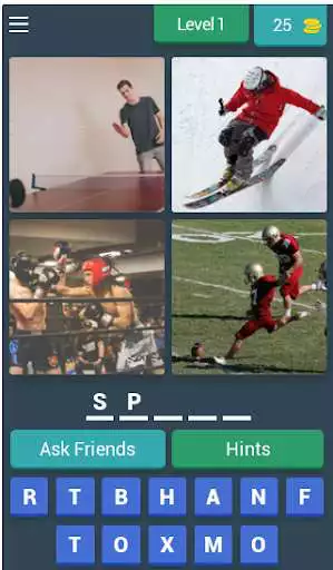 Play 4 pics 1 word: Puzzle, Guess the word  and enjoy 4 pics 1 word: Puzzle, Guess the word with UptoPlay