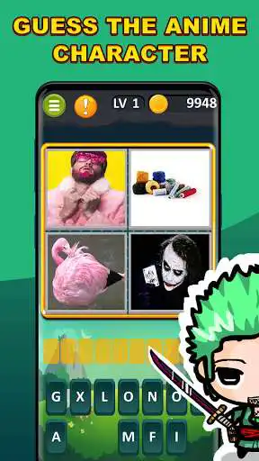 Play 4 Pics Anime & Manga Quiz! - Guess character ! as an online game 4 Pics Anime & Manga Quiz! - Guess character ! with UptoPlay