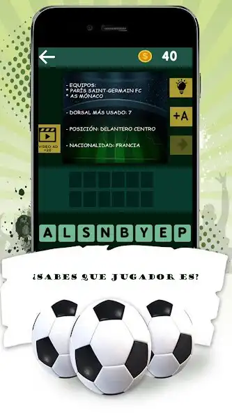Play 4 pistas un jugador de futbol  and enjoy 4 pistas un jugador de futbol with UptoPlay