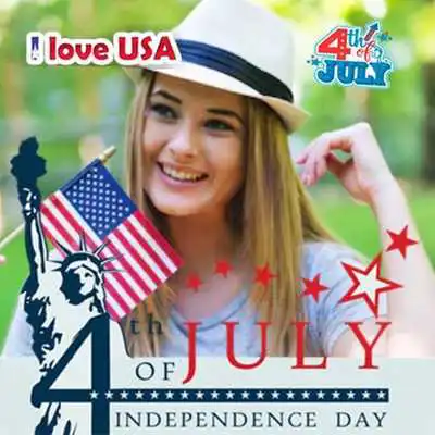 Play 4th July Independence Day Photo Editor