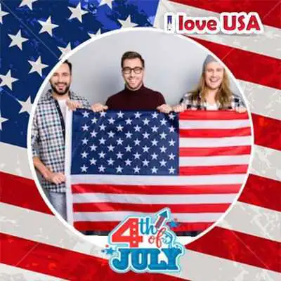 Play 4th July Independence Day Photo Editor