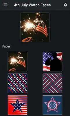 Play 4th of July Watch Face
