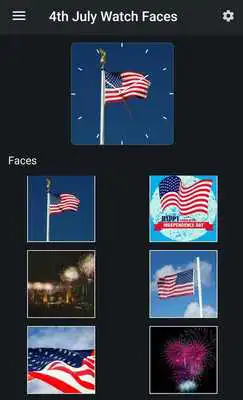 Play 4th of July Watch Face