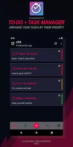 Play 4TR Productivity App : Be Super Productive! as an online game 4TR Productivity App : Be Super Productive! with UptoPlay