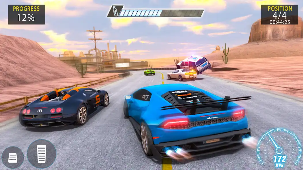 Play 4 Wheels Racing as an online game 4 Wheels Racing with UptoPlay