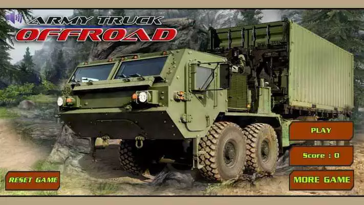 Play 4x4 Army Truck Sim Offroad