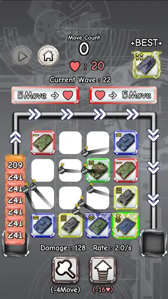 Play 4x4 Merge Defense as an online game 4x4 Merge Defense with UptoPlay