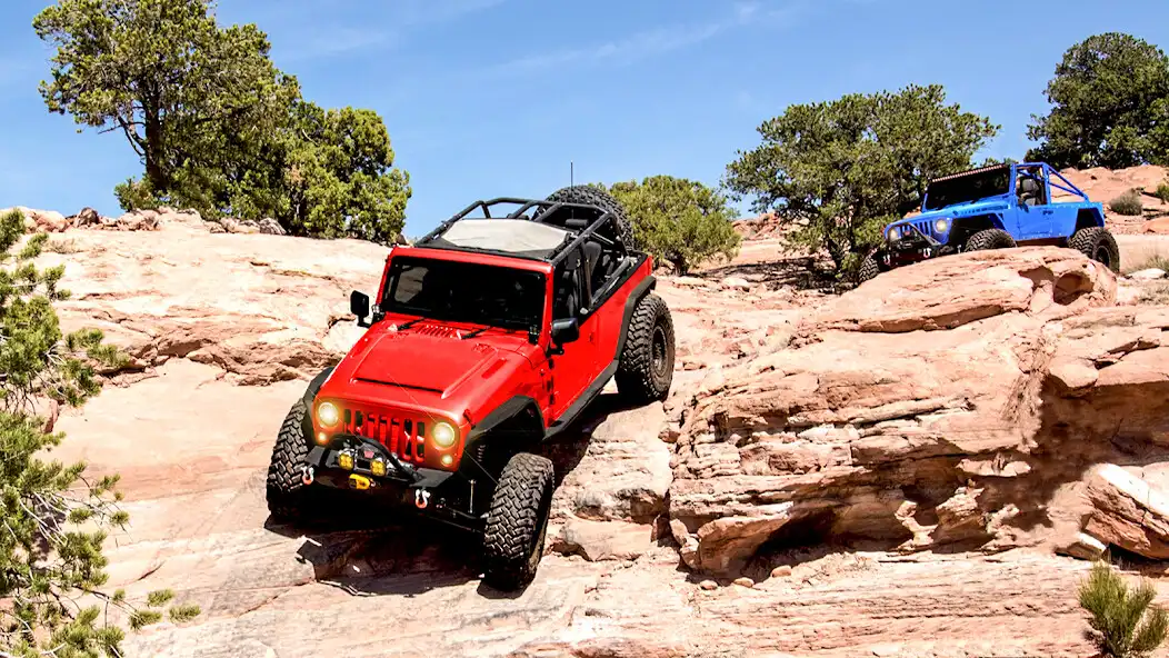 Play 4x4 offroad jeep simulation 3d as an online game 4x4 offroad jeep simulation 3d with UptoPlay