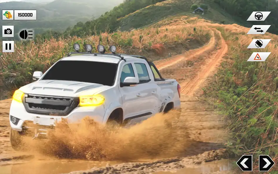 Play 4x4 Offroad Pickup Truck Game as an online game 4x4 Offroad Pickup Truck Game with UptoPlay