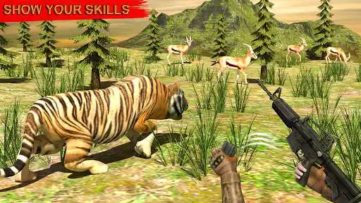 Play 4x4 Safari Hunting Games 2021 as an online game 4x4 Safari Hunting Games 2021 with UptoPlay