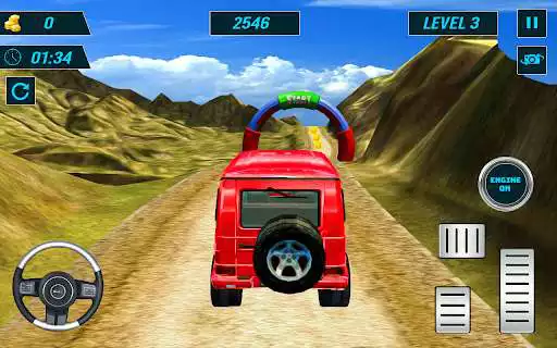 Play 4x4 SUV Jeep Driving Simulator as an online game 4x4 SUV Jeep Driving Simulator with UptoPlay