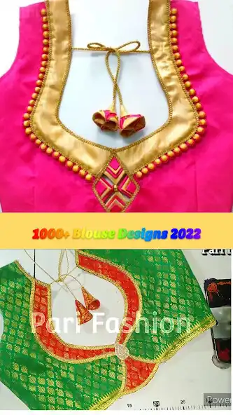 Play 50000+ Blouse Neck Designs2022 as an online game 50000+ Blouse Neck Designs2022 with UptoPlay
