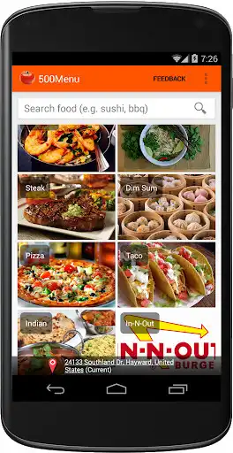 Play 500Menu -Search Foods by Voice as an online game 500Menu -Search Foods by Voice with UptoPlay