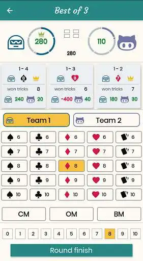 Play 500 Score Keeping  and enjoy 500 Score Keeping with UptoPlay