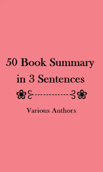 Play 50 Book Summary in 3 Sentences as an online game 50 Book Summary in 3 Sentences with UptoPlay