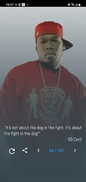 Play 50 Cent Quotes and Lyrics  and enjoy 50 Cent Quotes and Lyrics with UptoPlay