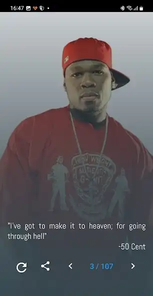 Play 50 Cent Quotes and Lyrics as an online game 50 Cent Quotes and Lyrics with UptoPlay