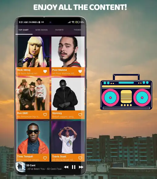 Play 50 Cent Radio as an online game 50 Cent Radio with UptoPlay