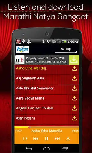 Play 50 Top Marathi Natya Geet as an online game online 50 Top Marathi Natya Geet with UptoPlay com.fountain.fiftytopmarathinatyasangeet Play 50 Top Marathi Natya Geet as an online game 50 Top Marathi Natya Geet with UptoPlay
