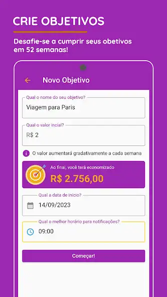 Play 52 Semanas - Guarde Dinheiro as an online game 52 Semanas - Guarde Dinheiro with UptoPlay