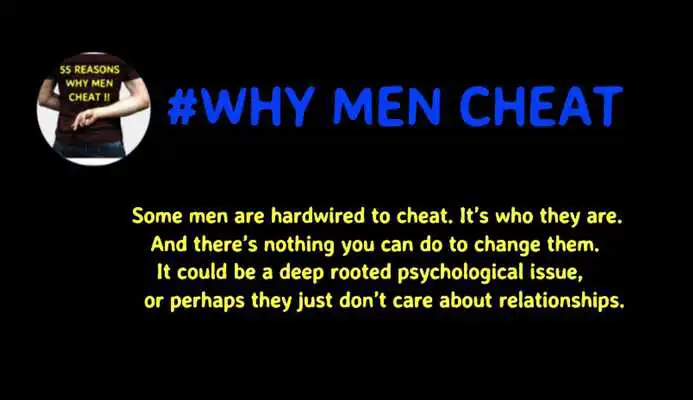 Play 55 REASONS WHY MEN CHEAT