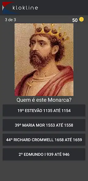 Play 58 Reis e Rainhas Inglaterra as an online game 58 Reis e Rainhas Inglaterra with UptoPlay