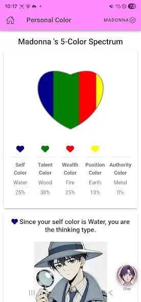Play 5 Color Test as an online game 5 Color Test with UptoPlay