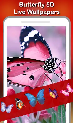Play 5D Butterflies live wallpaper  and enjoy 5D Butterflies live wallpaper with UptoPlay