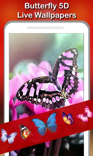 Play 5D Butterflies live wallpaper as an online game 5D Butterflies live wallpaper with UptoPlay